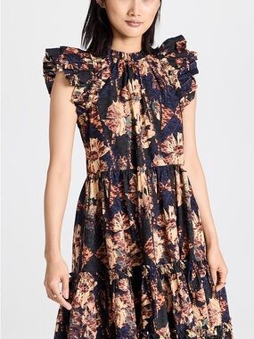 Like New Ulla Johnson Multicolor Floral Dress